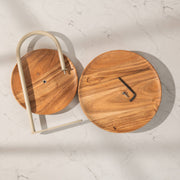 KeshArc Two-Tier Multipurpose Serving Stand