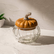 Ember Glass Jar with Airtight Acacia Wood Lid