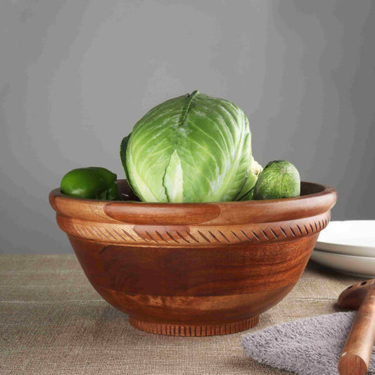 Annapurna Acacia Wood Bowl (Medium)