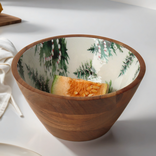 Evergreen Acacia Wood Bowl