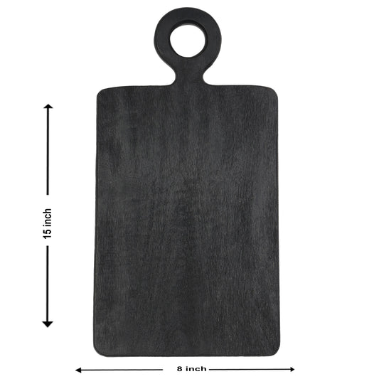 midnight acacia wood chopping board