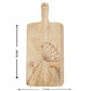 Dandelions mango wood chopping board