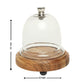 Mattheo knob acacia wood cake dome