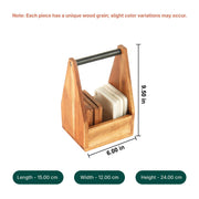CarryEase Coaster with Holder (Set of 8)