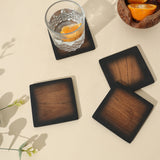 moonlight acacia wood coasters