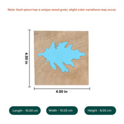 Autumn Blue Coaster (Set of 4)