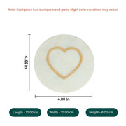 Cupid’s Touch Marble Coasters (Set of 4)