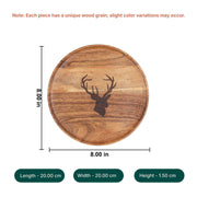 Antler Crest Serving Plate