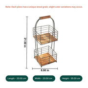 Rustic Grid Multipurpose Storage Basket