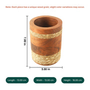 Rustic Roll Utensils Holder