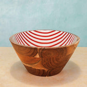 Ripple Acacia Wood Multipurpose Bowl