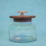 Halo Glass Jar with Wooden Lid (Copy)