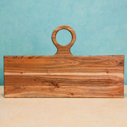 Knivio Acacia Wood Chopping Board with Center Handle