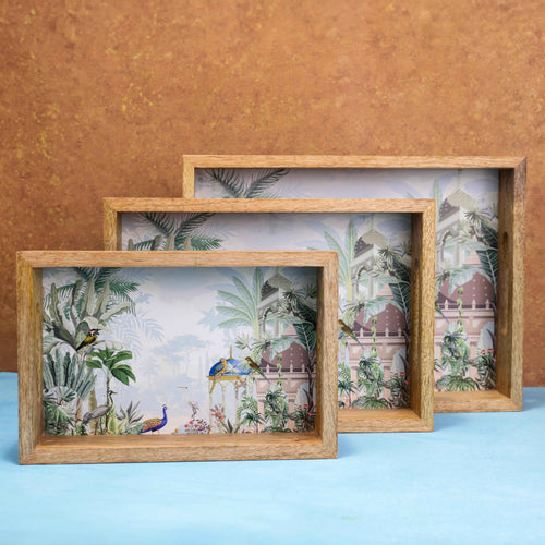 Vrindavan Multipurpose Trays (Set of 3)
