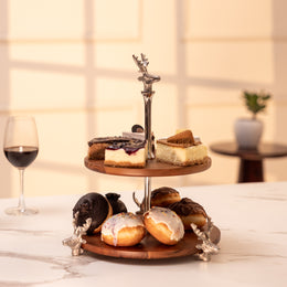 Wildwood Two-tier Cake Stand