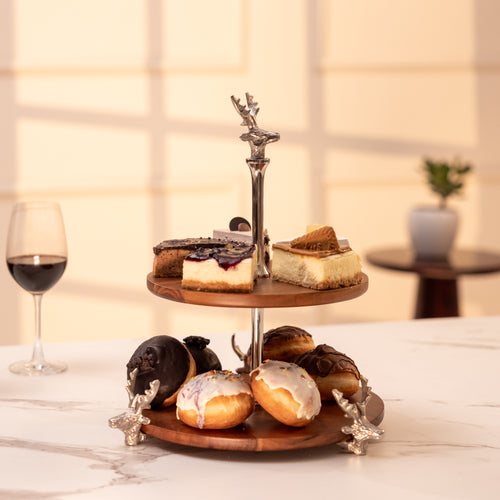 Wildwood Two-tier Cake Stand