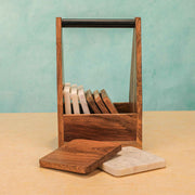 CarryEase Coaster with Holder (Set of 8)