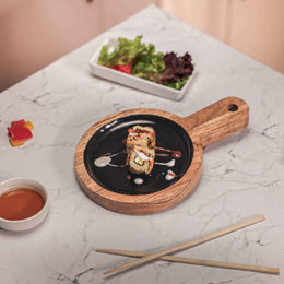 Back in Black Serving Board