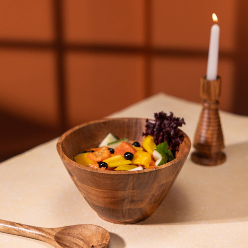 Kosha Acacia Wood Multipurpose Bowl (Small)