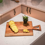 Carvula Acacia Wood Chopping Board with Triangular Handle