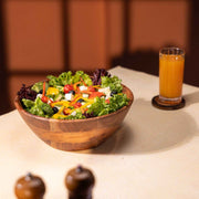 Chakra Acacia Wood Multipurpose Bowl