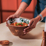 Evergreen Acacia Wood Multipurpose Bowl