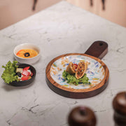 Leaf Me Alone Serving Board