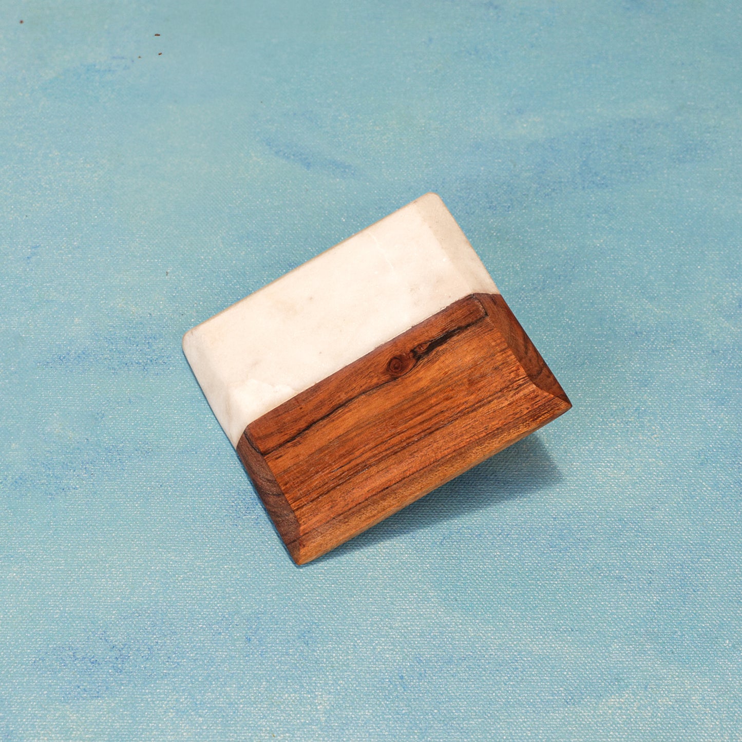 Timber & Stone Coasters with Carrier (Set of  4)