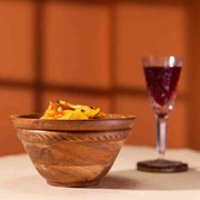 Annapurna Acacia Wood Multipurpose Bowl (Small)