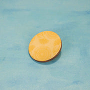 Golden Bloom Coasters (Set of 4)