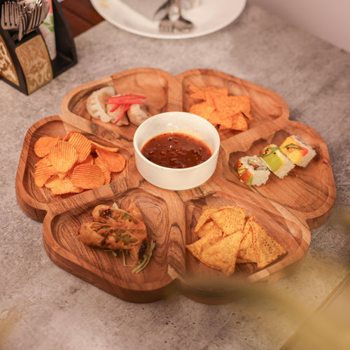 FloraFeast Chip and Dip Platter