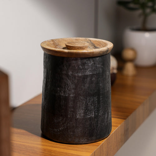 Prakriti Acacia Wood Canister