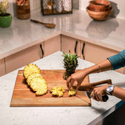 Carvula Acacia Wood Chopping Board with Triangular Handle