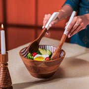 Ripple Acacia Wood Multipurpose Bowl