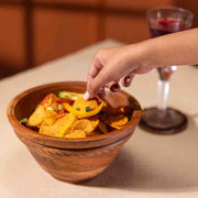 Annapurna Acacia Wood Multipurpose Bowl (Small)