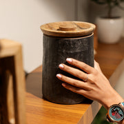 Prakriti Acacia Wood Canister