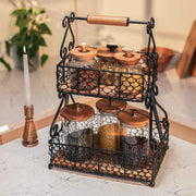 Vintage Charm Multipurpose Storage Basket
