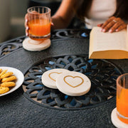 Cupid’s Touch Marble Coasters (Set of 4)