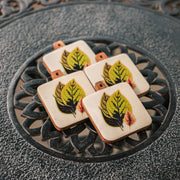 Timber Leaf Coaster (Set of 4)