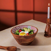 Ripple Acacia Wood Multipurpose Bowl