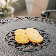 Golden Bloom Coasters (Set of 4)