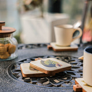 Timber Leaf Coaster (Set of 4)