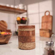 Rustic Roll Utensils Holder