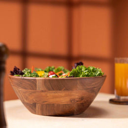 Chakra Acacia Wood Multipurpose Bowl