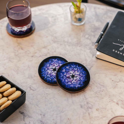 Blue Nebula Coaster (Set of 4)