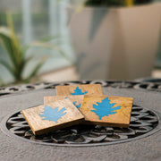 Autumn Blue Coaster (Set of 4)