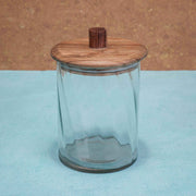 Twist Glass Jar with Wooden Lid (Copy)