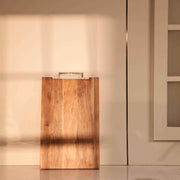 CrispEdge Acacia Wood Chopping Board with Metal Handle