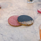 Midnight Gold Resin Coasters (Set of 4)