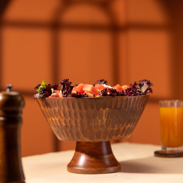 Kalash Acacia Wood Multipurpose Bowl